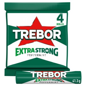 Trebor Extra Strong Peppermint Mints Roll 41.3g