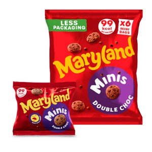Maryland 6 Cookies Minis Multipack Double Chocolate
