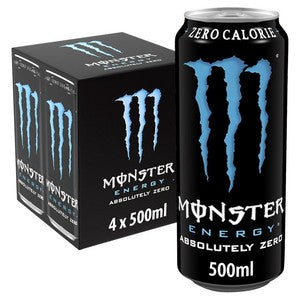 Monster Absolutely Zero Sugar 4 x 500ml