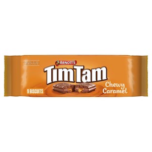 Arnott's Tim Tam Chewy Caramel Chocolatey Biscuits 175g