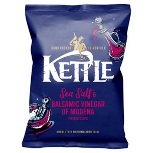 Kettle Chips Sea Salt & Balsamic Vinegar of Modena Potato Chips 130g