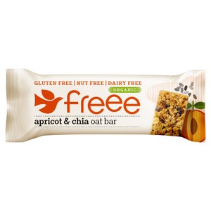 Freee Gluten Free Organic Apricot Oat Bars with Chia 4x35g