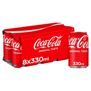 Coca-Cola Original Taste 8 x 330ml