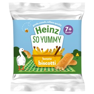 Heinz Banana Biscotti Baby Food Snacks 7+ Months 60g