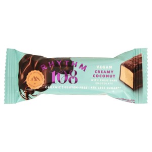 Rhythm 108 Swiss Creamy Coconut Bar with Dark Chocolate 33g