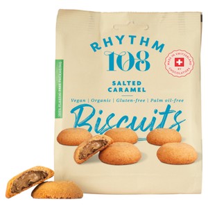 Rhythm108 Chocolate & Salted Caramel Filled Biscuits 135g