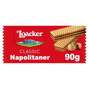 Loacker Napolitaner Hazelnut Cream Wafer 90g