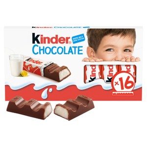 Kinder Chocolate Small Snack Bars Multipack 16x12.5g