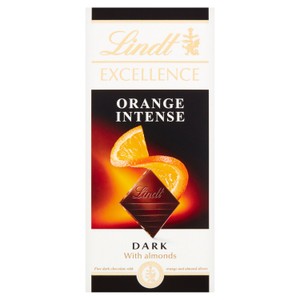 Lindt Excellence Dark Orange Almonds 100g