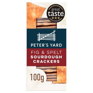 Peter's Yard Fig & Spelt Sourdough Crackers 100g