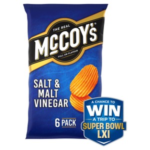 McCoy's Salt & Vinegar Variety Pack Crisps 6x25g