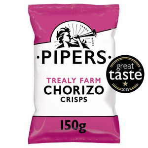 Pipers Trealy Farm Chorizo Sharing Crisps 150g