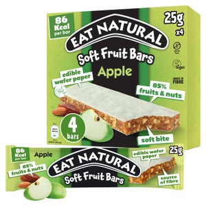 Eat Natural Apple Soft Fruit Bars 4x25g