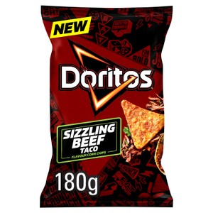 Doritos Mexican Beef Taco Tortilla Sharing Crisps 180g