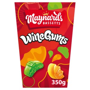 Maynards Bassetts Wine Gums Sweets Carton 300g