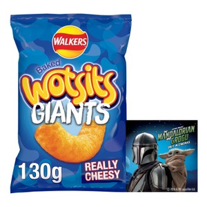Walkers Wotsits Giants Really Cheesy Sharing Snacks 130g