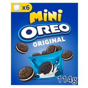 Oreo Mini Chocolate Sandwich Biscuit Snack Packs 6x19g
