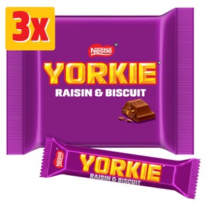 Yorkie Raisin & Biscuit Multipack 3x46g