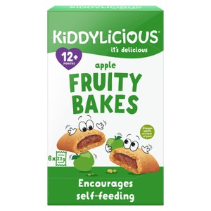 Kiddylicious Apple Fruity Bakes Baby Snack Multipack 12+ Months
