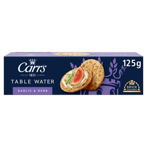 Carr's Table Water Roasted Garlic & Herbs Crackers 125g