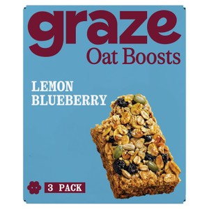 Graze Oat Boosts Lemon & Blueberry Flapjacks 3x40g
