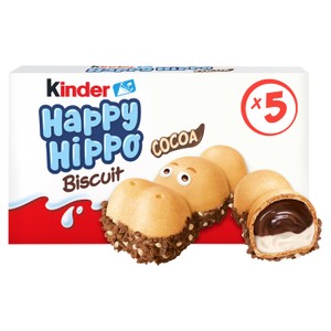 Kinder Happy Hippo Milk & Cocoa Cream Biscuits 5x20.7g