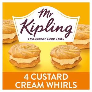 Mr Kipling Custard Cream Whirls 4 per pack