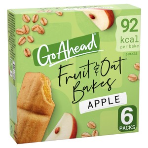 Go Ahead Fruit & Oat Bakes Apple Snack Bars Multipack 6x35g