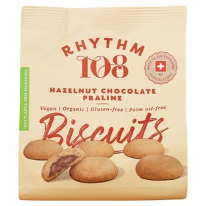 Rhythm108 Hazelnut Chocolate Praline Biscuit Share Bag 135g