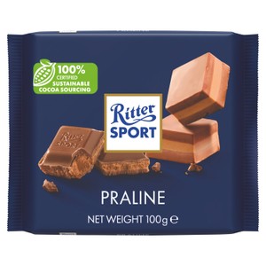 Ritter Sport Praline Chocolate Bar 100g
