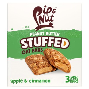 Pip & Nut Peanut Butter Stuffed Oat Bar Apple & Cinnamon 3x48g