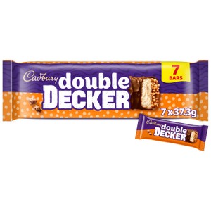 Cadbury Double Decker Chocolate Bar Multipack 7 x 38g