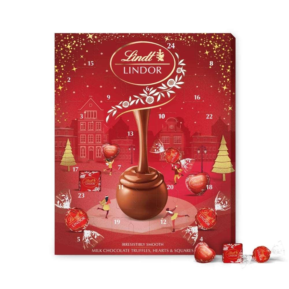 Lindt Lindor Milk Chocolate Christmas Advent Calendar 300g