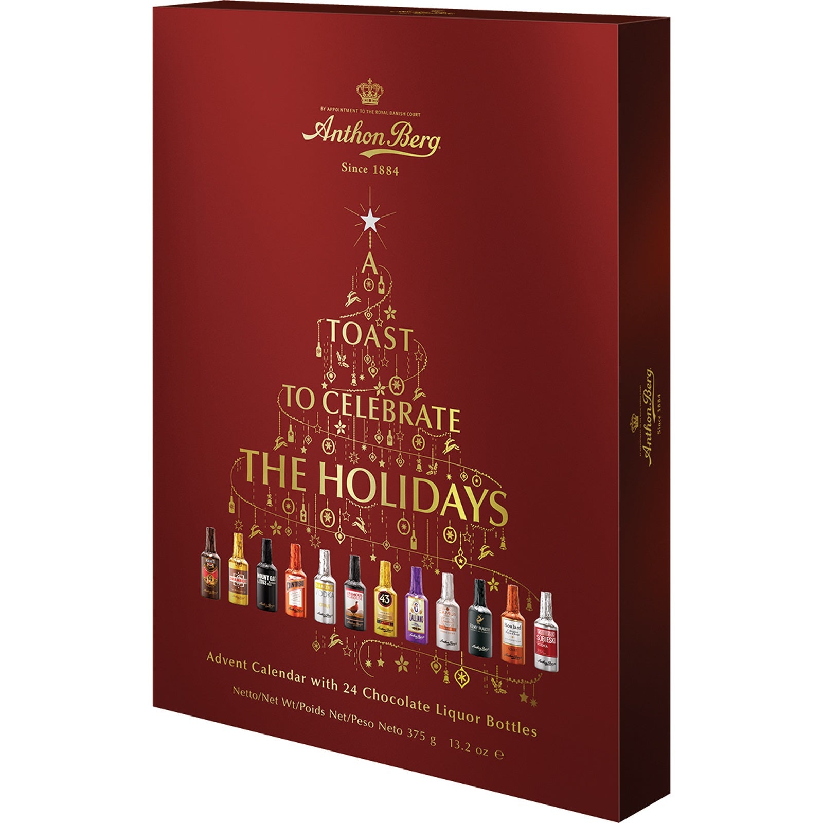 Anthon Berg Chocolate Liqueur Advent Calendar 375g