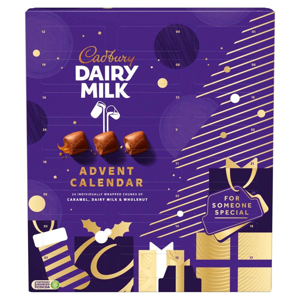 Cadbury Mixed Chocolate Christmas Advent Calendar 258g