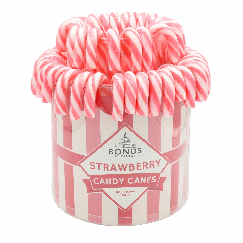 Bonds Strawberry Traditional Candy Cane Fountain 20g - 60 pieces