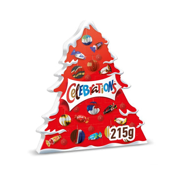 Celebrations Chocolate Christmas Tree Advent Calendar 215g