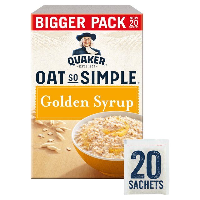 Quaker Oat So Simple Golden Syrup Porridge 20x36g