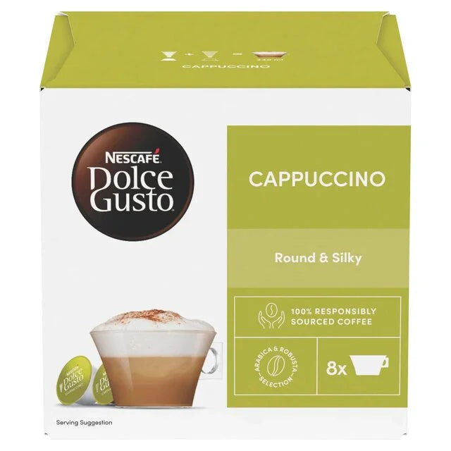Nescafe Dolce Gusto Coffee Cappuccino Pods