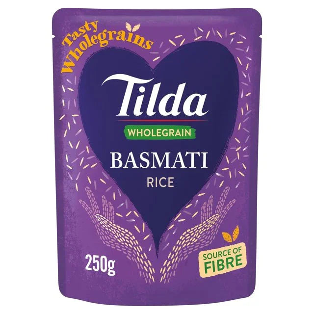 Tilda Wholegrain Basmati Rice 250g