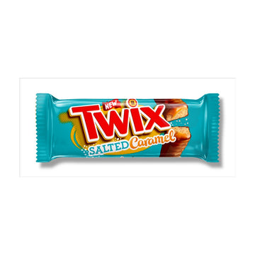 Twix Salted Caramel & Milk Chocolate Fingers Biscuit Snack Bar 46g