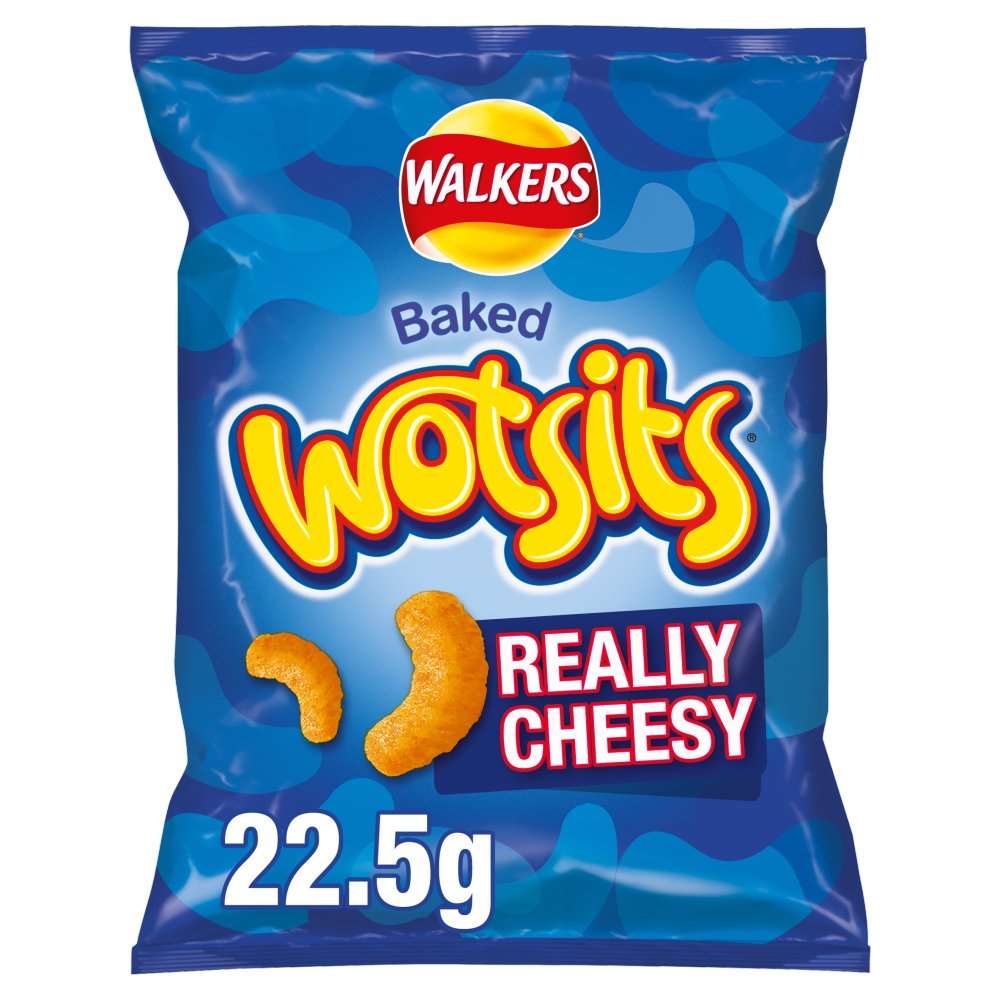 Walkers Wotsits Really Cheesy Snacks Crisps 22.5g x 1 Bag