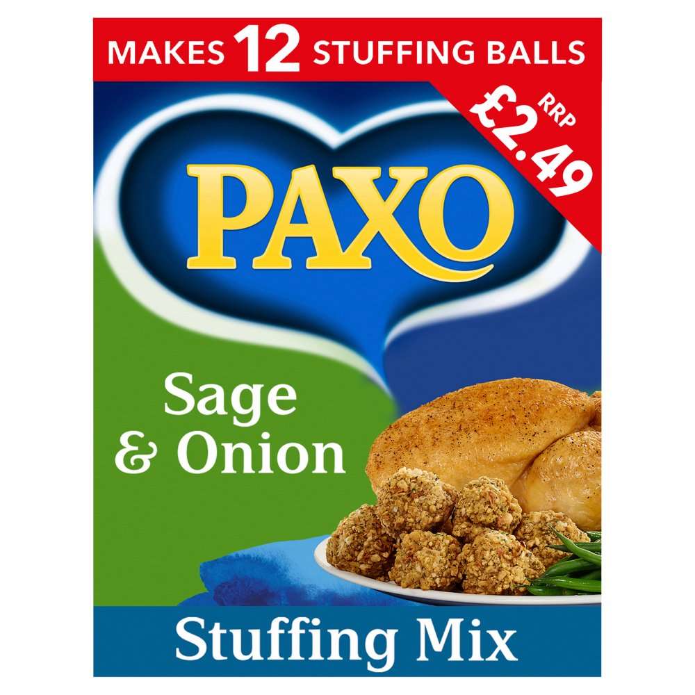 Paxo Sage & Onion Stuffing for Chicken 170g PMP