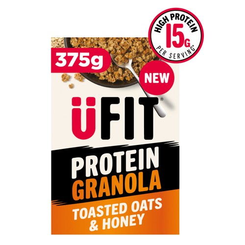 UFIT Protein Granola Toasted Oats & Honey 375g