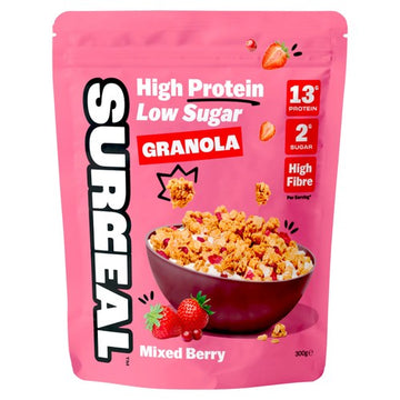 Surreal Mixed Berry High Protein Granola 300g