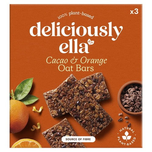 Deliciously Ella Cacao & Orange Oat Bar Multipack 3x50g