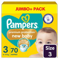 Pampers New Baby Nappies Size 3 Jumbo+ Pack