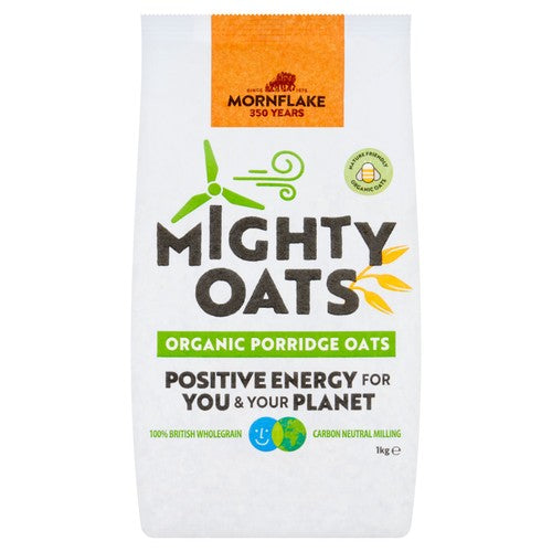 Mornflake Mighty Oats Organic Oats 1kg