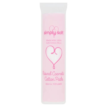 Simply Soft Round Cosmetic Cotton Pads