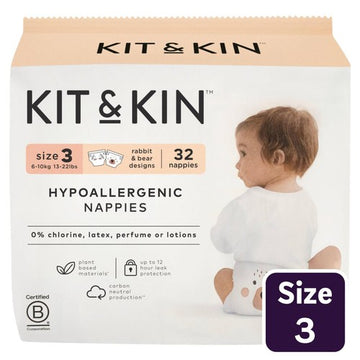 Kit & Kin Hypoallergenic Nappies Size 3